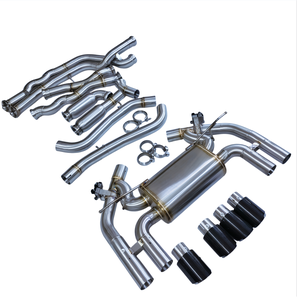 Sistema de Escape Cat-back de Alto Rendimiento para BMW <span class=keywords><strong>M2</strong></span> <span class=keywords><strong>Competition</strong></span> M2C F87 S55 3.0T, Tubo Intermedio con Control Electrónico - Product Image 6