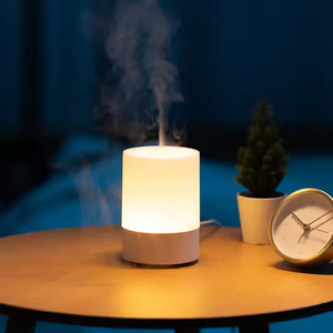 Humidificateur d'air USB portable 120 ml H2O avec lumières LED colorées, mini-lumières LED colorées, diffuseur d'arômes délicats, huile essentielle, électrique pour hôtel - Product Image 4