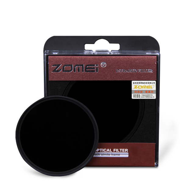 Zomei IR Filter 680,720,760,850,950nm 58mm Camera Lens Infrared Filter