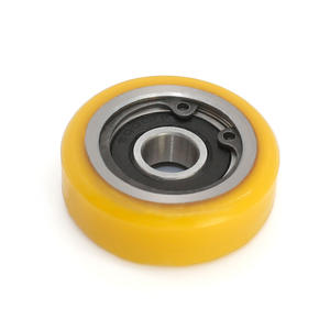 Polea Direccional con Rodamiento 60002RS, Recubierta de Goma, con Hebilla de Acero Revestida de TPU de Bajo Ruido, Suministro Directo de Fábrica - Product Image 1