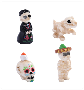 Figuras en miniatura de halloween para niños, figuras de halloween en miniatura, animales de calabaza, 3d flotador, decoración de fantasma, pequeños personajes de juguete - Product Image 3