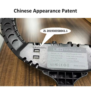 Aro de <span class=keywords><strong>Luz</strong></span> LED de 14, 18 y 21 Pulgadas, 55W, para Iluminación Fotográfica, Video y Salón - Product Image 2