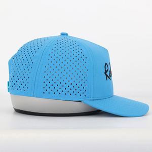 Casquette de baseball incurvée personnalisée OEM à 5 panneaux de haute qualité 100% polyester avec logo brodé pour le golf et le sport - Product Image 5