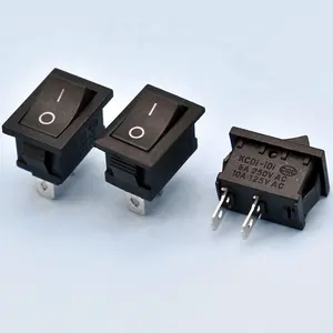 Interruptor de alimentación de CA de 6A, 250V, KCD1, Spst Series, KCD1-101, Rocker, fabricantes de China