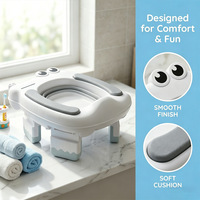 Siège de toilette portable en plastique pour bébés, pot de voyage pliable d'urgence pour voiture, commode pour enfants