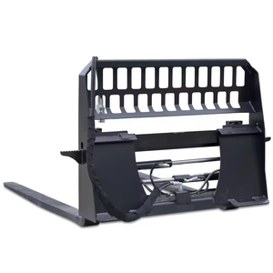 Horquillas para Paletas de Montaje Rápido <span class=keywords><strong>Gite</strong></span> para Minicargadoras, Capacidad de Carga de 2000 kg, Horquilla de Posicionamiento Hidráulico, Medidas 100x40x1200 mm, Flujo de Aceite 60 LPM - Product Image 3