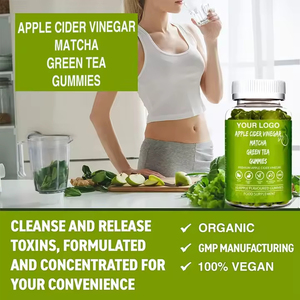 Apple Cider Vinegar Gummies kiểm soát trọng lượng cai nghiện & làm sạch matcha trà xanh Gummies dinh dưỡng hàng Ngày phát hành độc tố - Product Image 5
