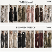 Ensemble deux pièces de luxe pour femme : Corset en velours et pantalon évasé à bordure de plumes, personnalisable OEM/ODM, idéal pour les soirées, vente en gros