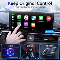 Boîtier AI universel pour voiture OEM ODM, adaptateur sans fil CarPlay automobile, dongle Android Auto pour voitures avec CarPlay filaire