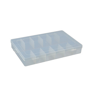 Transparent Plastic Organizer Box 13 Compartment Rectangular Storage Case For Jewelry Parts Medicine Daily Use - Product Image 4