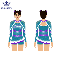 Haute Qualité Applique Logo Cheerleading Uniforme Ensembles Jeunesse Danse Jupes Spandex Diamants Cheer Compétition Porter