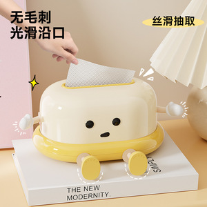 Caja de pañuelos creativa con resorte, impermeable, multiusos, para sala de estar, baño, coche, organizador de almacenamiento práctico - Product Image 3