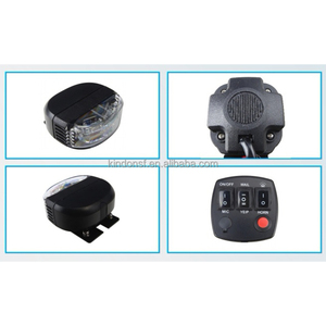 Sirene penguat kompak 50 Watt bentuk persegi dengan lampu strobo LED dan tiga nada sirene <span class=keywords><strong>alarm</strong></span> untuk sepeda motor - Product Image 4