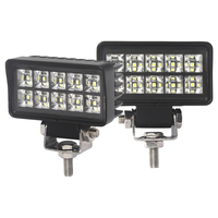 Feux de travail LED carrés de 3,5 pouces, barre lumineuse pour camion, pour 4x4, tout-terrain, moto, tracteurs, feux de conduite