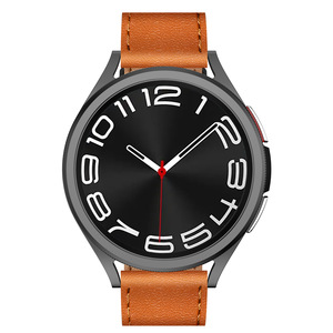 Bracelet en cuir véritable de qualité supérieure 20mm 22mm pour <span class=keywords><strong>Samsung</strong></span> Galaxy Watch 7 6 5 4 Garmin <span class=keywords><strong>fitbit</strong></span> Huawei Smart Watch Band - Product Image 3