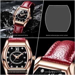<span class=keywords><strong>Reloj</strong></span> <span class=keywords><strong>de</strong></span> Cuarzo X-GEQCK 8088 Nuevo con Doble Calendario, Correa <span class=keywords><strong>de</strong></span> Cuero Vacuno, Caja <span class=keywords><strong>de</strong></span> Aleación, Esfera con Incrustaciones <span class=keywords><strong>de</strong></span> Diamantes, a la Moda, Resistente al Agua para <span class=keywords><strong>Mujer</strong></span> - Product Image 4