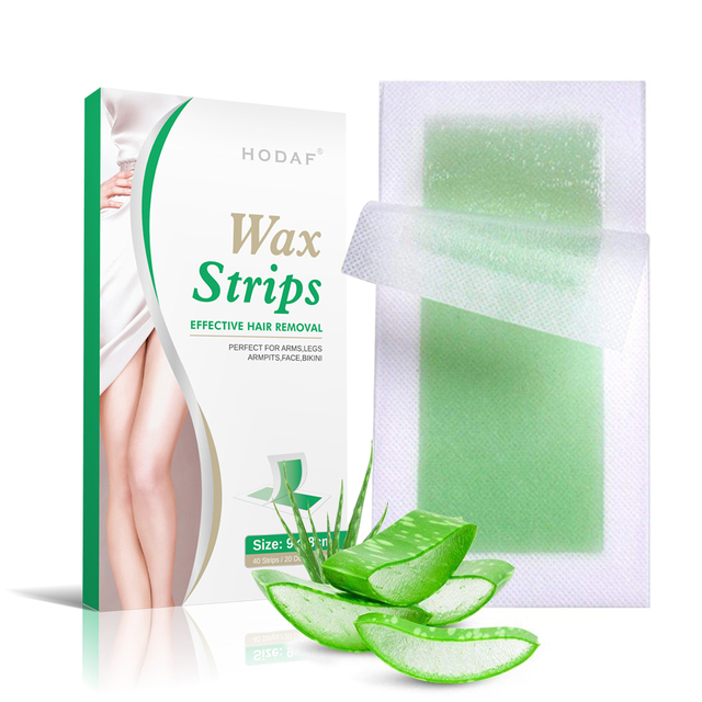 Natural Disposable Depilatory Wax Sheets Safe Blackhead Remover, Mild Formula Fit for Delicate Sensitive Facial Skin