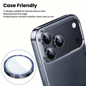 ตัวป้องกันเลนส์กล้องรูปนกอินทรีสำหรับ <span class=keywords><strong>iPhone</strong></span> 18 PRO MAX Series 9H กระจกนิรภัย HD กันรอยจำนวนมาก - Product Image 2