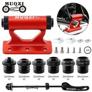 Support de fourche à dégagement rapide MUQZI pour vélo, bloc de fixation pour porte-bagages de toit de voiture, support de fourche pour VTT, BMX, SUV, pick-up, fourgonnette - Product Image 1