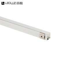 Profilé en aluminium LED en forme de V pour éclairage d'angle, canal pour bande LED à 90 degrés pour projets d'éclairage de placards, étagères, murs et plafonds