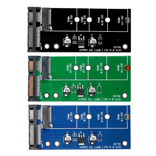 M.2 NGFF To SATA3 Conversion Card M2 NGFF SSD To SATA3 Interface Conversion Card PC Adapters