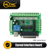 Placa de Interfaz de Controlador de Movimiento CNC Mach3 USB de 5 Ejes, 12/24V, Puerto DB25 para Control de Máquinas de Fresado y Grabado CNC
