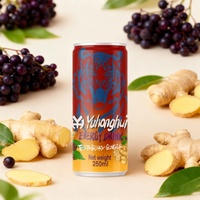 Boisson Énergisante Premium de Haute Qualité en Bouteille Slim 250ml, Faible en Glucides, Faible en Matières Grasses, Taurine Naturelle, Carbonate, Ginseng, Gingembre, Boîte Personnalisable
