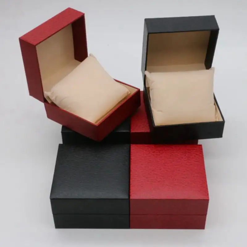 Высококачественные коробки для часов из искусственной кожи, упаковка для мужских часов и леди, держатель для часов, чехол для подарка, прочные подарочные коробки