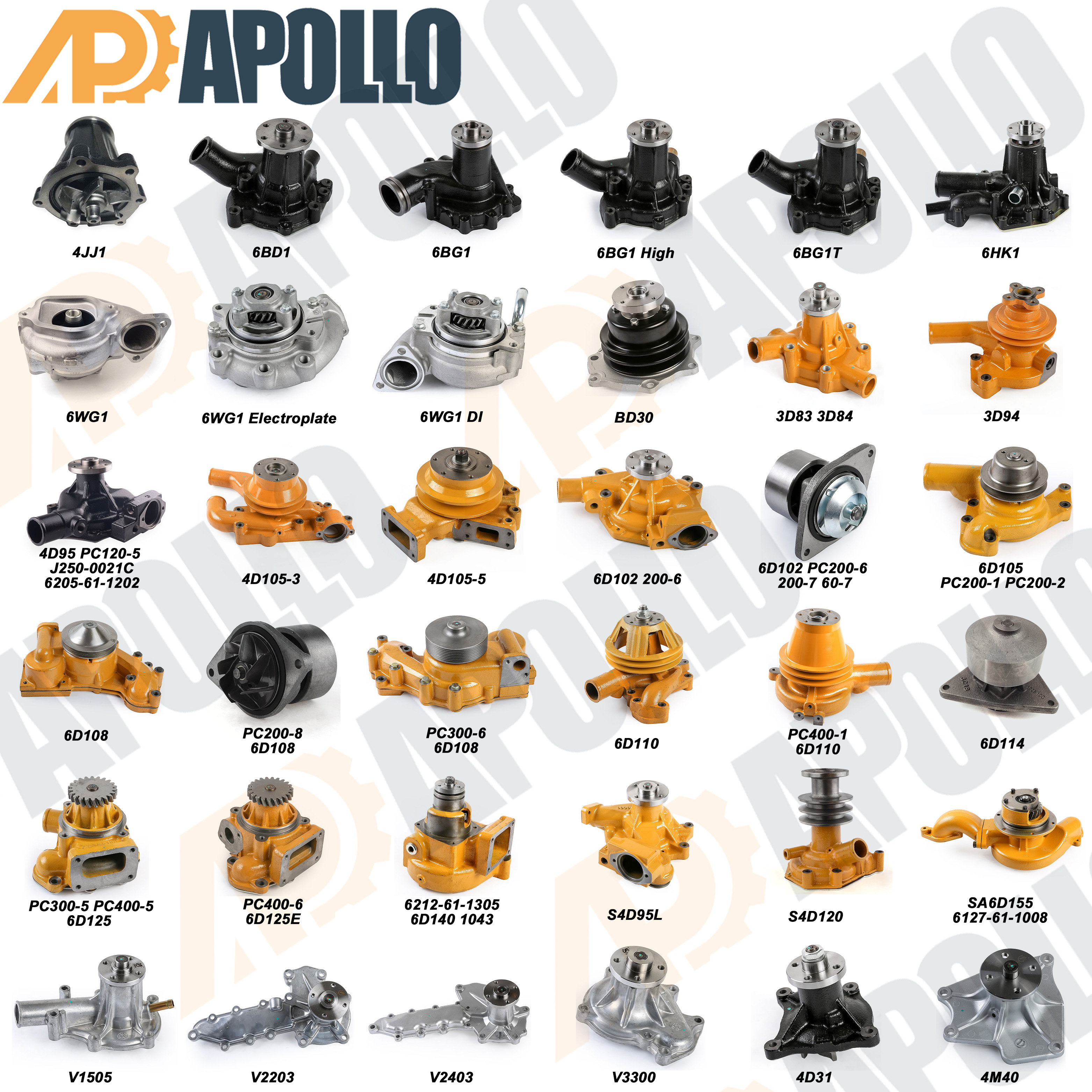 ZX55UR 60UR Water Pump 8-98098662-0 4LE2 8-98126231-0 8