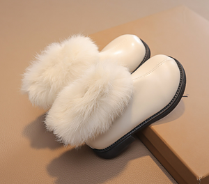 <span class=keywords><strong>Bottes</strong></span> en fourrure de couleur unie tendance, automne/hiver 2025, nouvelles <span class=keywords><strong>bottes</strong></span> en coton à semelle souple antidérapante pour filles - Product Image 5