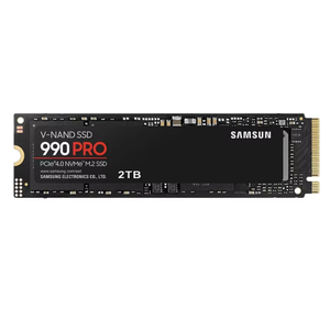 Samsung 990 PRO SSD NVMe M.<span class=keywords><strong>2</strong></span> PCIe Gen4 M.<span class=keywords><strong>2</strong></span> 2280 SSD สำหรับเล่นเกมและเวิร์กสเตชันงานหนัก MZ-V9P2T0B/AM - Product Image 1