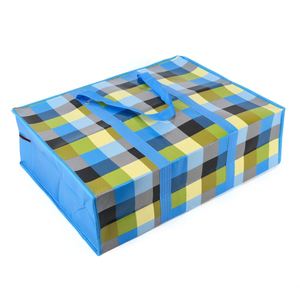 High-quality, Customizable, <b>Large</b>-capacity Portable pp Woven Waterproof Shopping <b>Bags</b> with Strong Handles - Product Image 1