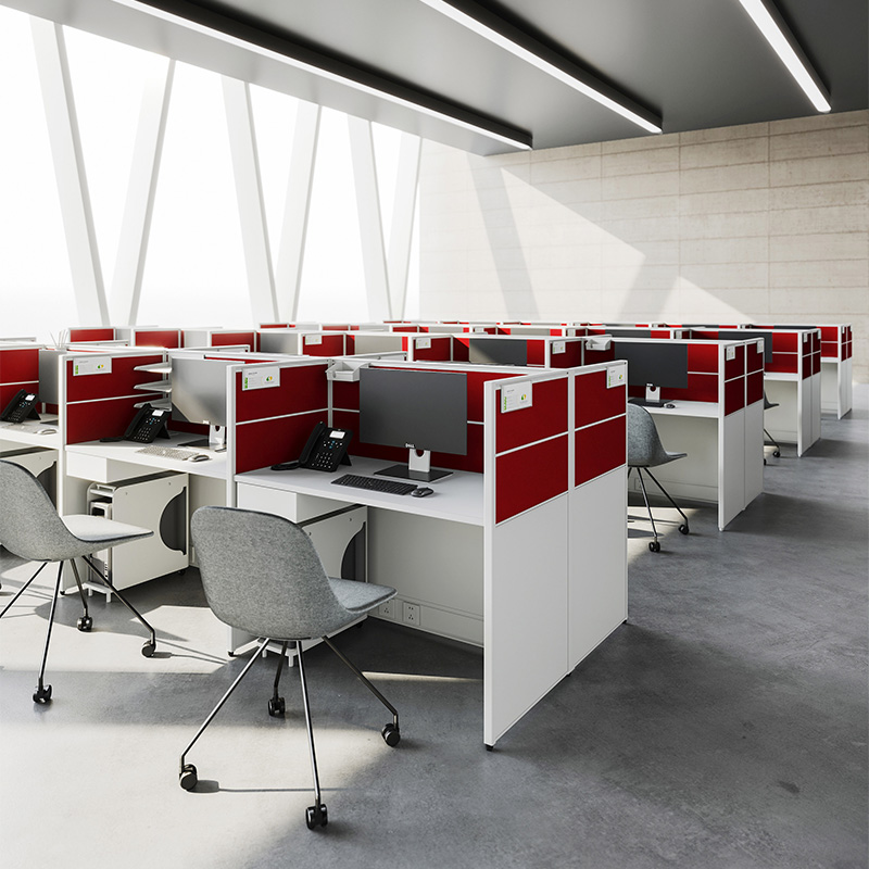 Postazione di lavoro privata