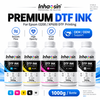 Encre blanche DTF, fourniture directe d'usine pour l'impression par transfert thermique sur film PET, impression textile fluide, ensemble de 5 couleurs