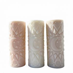 Moule à bougie en silicone 3D relief soleil lune étoile, astrologie, sorcellerie, pour la fabrication de bougies DIY en cire de soja, décoration intérieure - Product Image 1