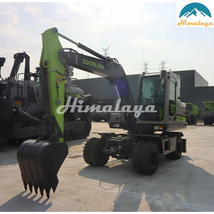 Mini-excavatrice sur roues hydraulique Zoomlion ZE75WG, LiuGong CLG907E, CAT 308, Sany SY75, Komatsu PC70, Doosan DX75 à vendre - Product Image 2