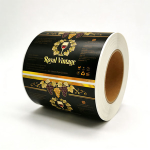 Custom Size Luxury <strong>Vinyl</strong> Waterproof Durable Wine Bottle Label <strong>Stickers</strong> <strong>Adhesive</strong> <strong>Sticker</strong> Roll - Product Image 3