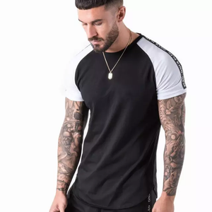 T-shirt pour hommes, modèle vierge avec votre propre Logo imprimé, vente en gros, - Product Image 4