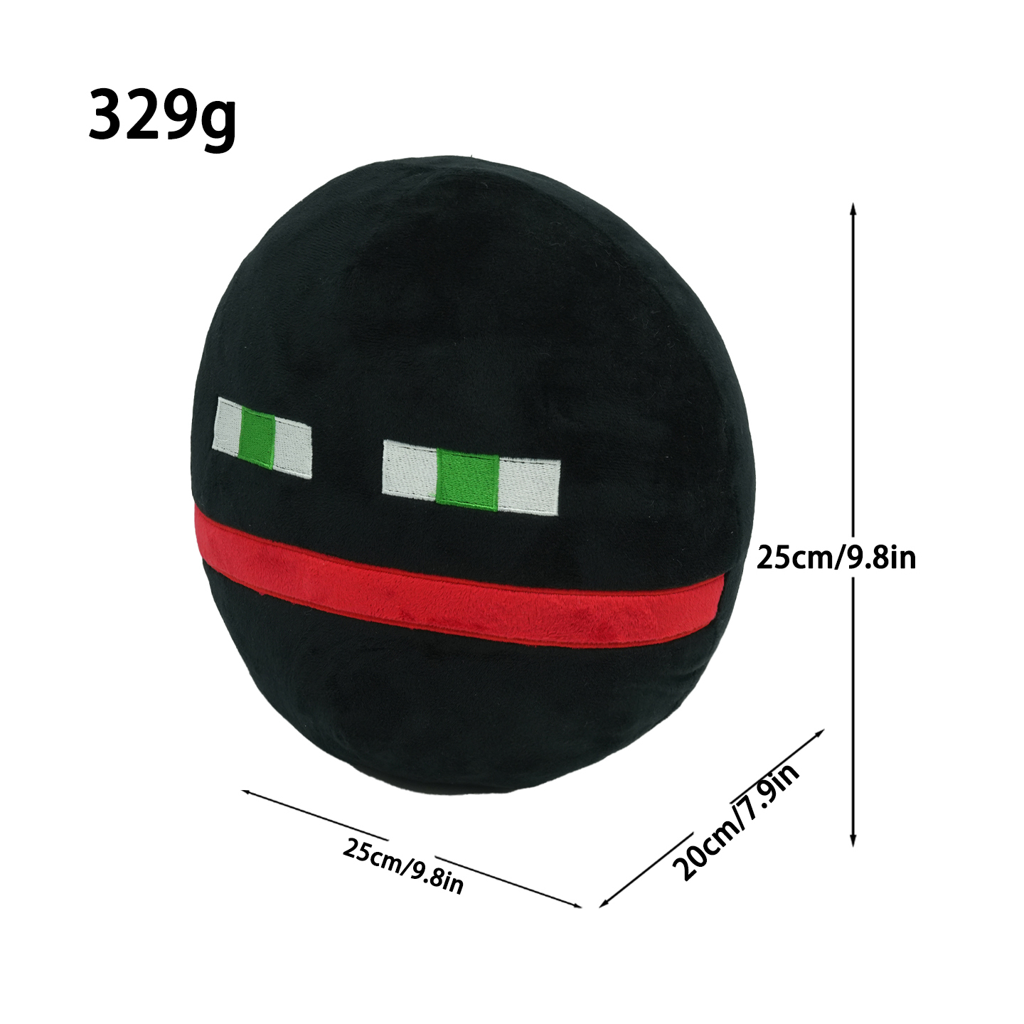 Coussin décoratif noir