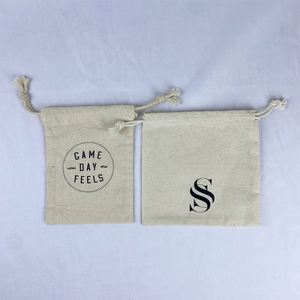 100% Organic Cotton <b>Drawstring</b> Bag High Quality Natural Color <b>Drawstring</b> <b>Pouch</b> - Product Image 2