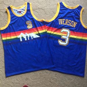 Groothandel Vintage Heren Basketbal Truien Hoge Kwaliteit Geborduurd Ademend Mesh Sneldrogend Sport Jersey Goedkoop Bedrukt - Product Image 1