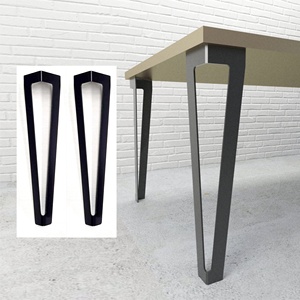 <span class=keywords><strong>Gambe</strong></span> per Tavolo Moderne <span class=keywords><strong>in</strong></span> Metallo, Stile Industriale <span class=keywords><strong>in</strong></span> <span class=keywords><strong>Ferro</strong></span> <span class=keywords><strong>Battuto</strong></span>, Decorative per Soggiorno, <span class=keywords><strong>Gambe</strong></span> a Forcina per Tavoli da Bar e Caffetteria - Product Image 2