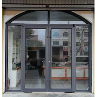 Puerta Abatible de Aluminio con Rotura de Puente Térmico, Alta Seguridad, Aislamiento Térmico, Puerta de Balcón, Herrajes Giesse, Certificación CE