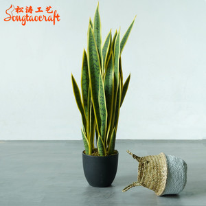 <span class=keywords><strong>Planta</strong></span> de <span class=keywords><strong>Serpiente</strong></span> Artificial, Sansevieria Artificial en Maceta para Decoración de Jardín, Hogar y Patio - Product Image 4