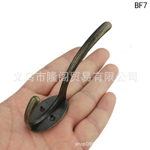 BF7 Antique Style <b>Wall</b> <b>Hook</b> Zinc Alloy 94mm Coat <b>Hook</b> For Door Or <b>Wall</b> Mounting - Product Image 2