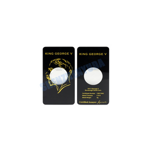 Logo stampato oro sovrana per animali domestici manica con vesciche oro sovrano 7.9g lingotti tondi - Product Image 2
