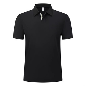 Seamless Sant Microfiber Seagull Collar Short Sleeve Polo Shirt Unisex Breathable Summer Workwear T-Shirt Light Green - Product Image 2