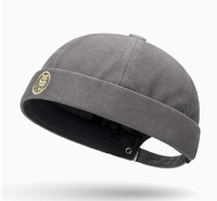 Ecowalon elegante chino tradicional Hip Hop Retro bordado calavera gorra para hombres mujeres moda Tang sombrero para moda de calle
