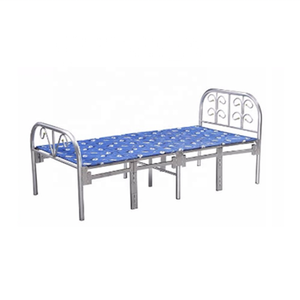 High Quality <strong>Adjustable</strong> Hotel Furniture Iron Steel Hospital <strong>Single</strong> Folding <strong>Bed</strong> - Product Image 1
