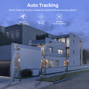 Hongnaer V380 4G Sim Solar kamera 20W Panel Low Power Supply Kompatibel 20000mAh lange Akkulaufzeit Standby-Modus - Product Image 4
